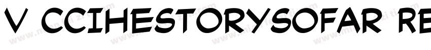 v CCIheStorySoFar Regular字体转换